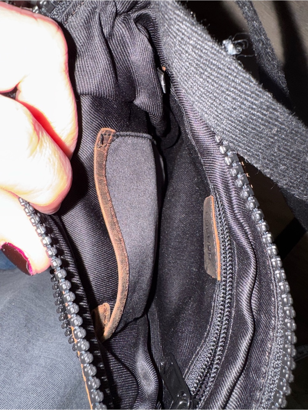 Brown Leather Crossbody Bag - Picture 5 of 5